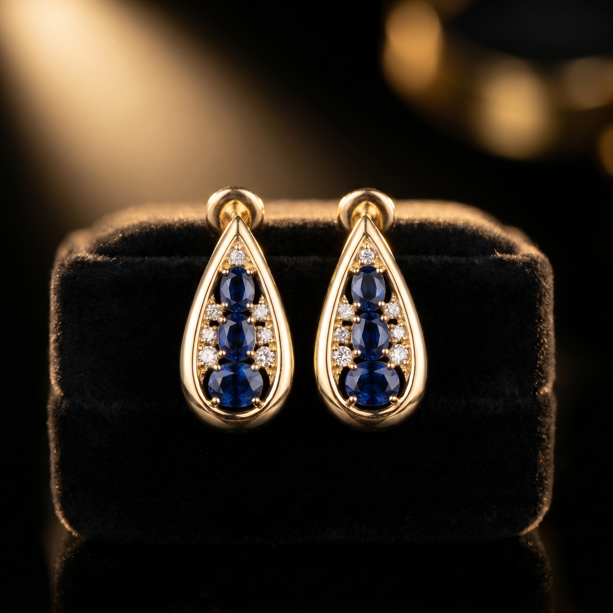 Sapphire Earrings